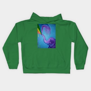 Colorful Elephant Kids Hoodie